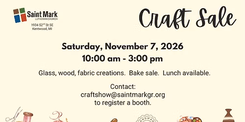 Saint Mark Lutheran Craft Show