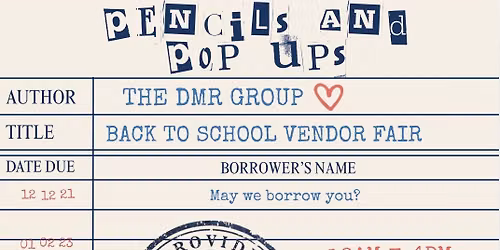 Pencils and Pop Ups: A Back to School Market at Civil War Arena