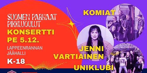 Suomen Parhaat Pikkujoulut 5.12.2025