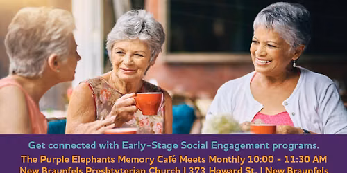 Purple Elephants Memory Cafe - New Braunfels