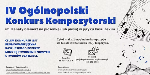 Zosta\u0144 kompozytorem kaszubskiej piosenki dla dzieci! 