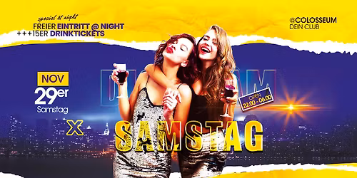 \ud83c\udf89 DISCO AM SAMSTAG \u2013 Colosseum Neubrandenburg! \ud83c\udf89