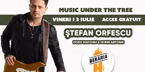  \u015etefan Orfescu and band live la Ber\u0103ria H #PeTeras\u0103