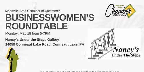 Businesswomen's Roundtable at Nancy's Under The Steps Gallery