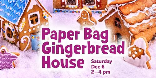Paper Bag Gingerbread Houses