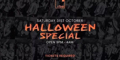 \ud83c\udf83 R\/BAR HALLOWEEN SATURDAY 2026 \ud83c\udf83