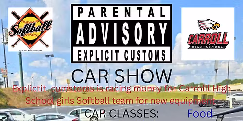 Carroll High School car show