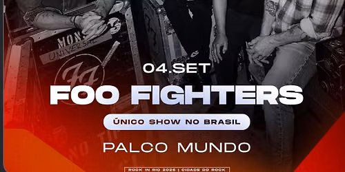 ROCKIN\u2019 RIO \u2022 RIO de JANIERO \u2022 SEPT 4 2026