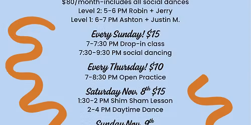 Saturday daytime dance!