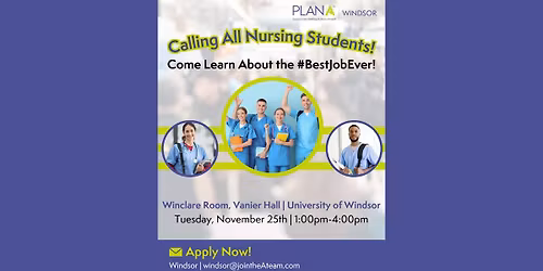 Plan A at the UWindsor Nursing Career Fair 2025