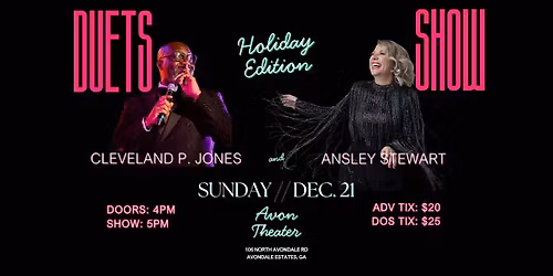 Holiday "Duets Show" feat. Cleveland Jones and Ansley Stewart