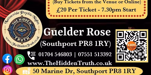 The Guelder Rose (Southport) Live Psychic Night
