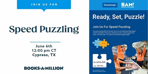 Join BAM for Speed Puzzling!