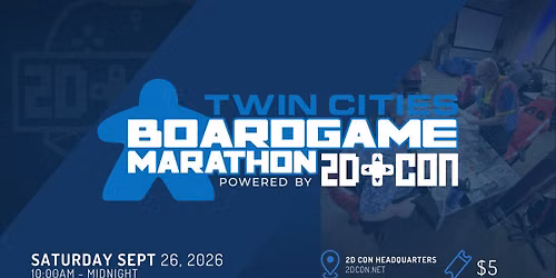 Twin Cities Board Game Marathon Sept 2026 Event