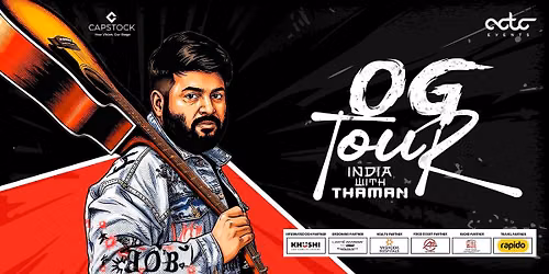OG TOUR INDIA WITH THAMAN - LIVE IN HYDERABAD