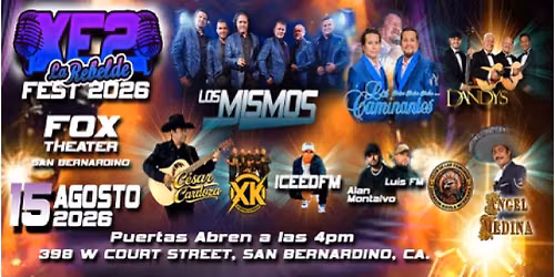 LA REBELDE FEST 2026 con Los Mismos y m\u00e1s