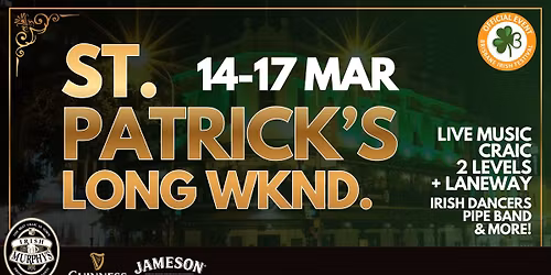 St. Patrick's LONG WKND \ud83c\uddee\ud83c\uddea