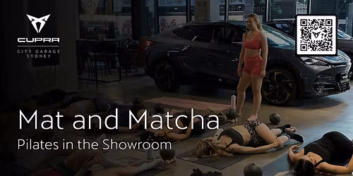 Mat and Matcha at CUPRA City Garage Sydney