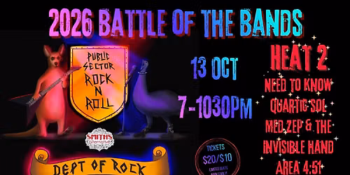 Dept of Rock's 2026 Battle of the Bands - Heat 2