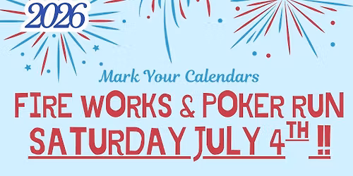 SLSC Poker Run & Fireworks 2026!!