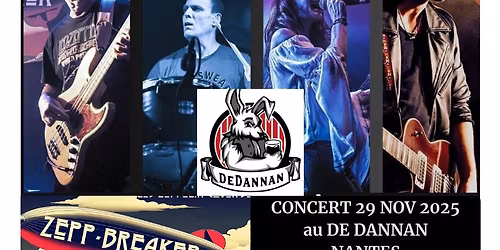 ZEPP BREAKER au DE DANNAN - Culture Bar Bars- GRATUIT