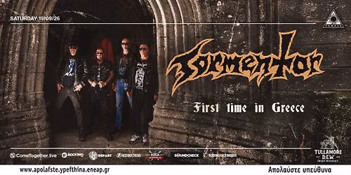 Tormentor (HU) live at Black Temple - first time in Greece !!!