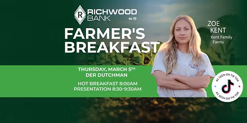 Richwood Bank Farmer's Breakfast | Zoe Kent