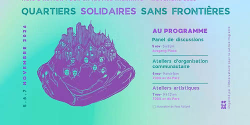 Quartiers solidaires sans fronti\u00e8res