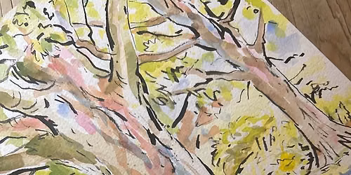 Watercolour and Woodland at Leckhampton Court