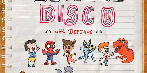 Pre-School Disco (2-5 year olds) with DEEJAVE 10-11am