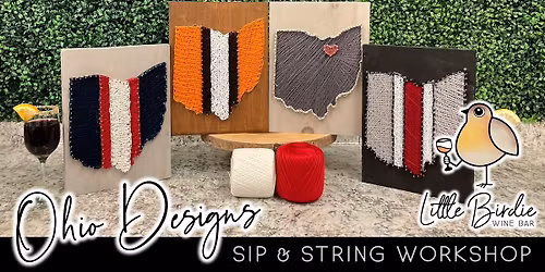 Ohio Sports & Beer | Light Up Sip & String Workshop