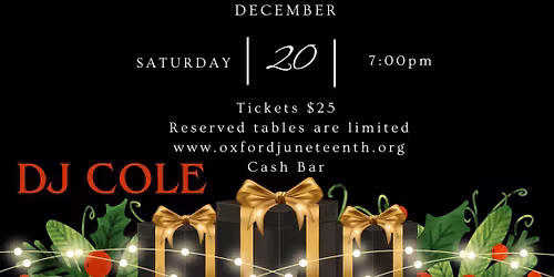 Oxford Juneteeth Christmas Party