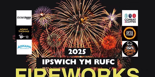 IPSWICH YM RUFC FIREWORKS DISPLAY 2025