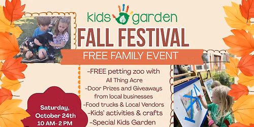 Kids Garden Fall Festival