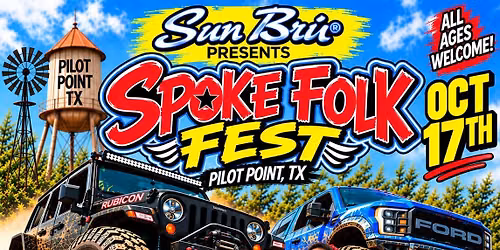 4x4 Spoke Folk Fest Pilot Point ,TX