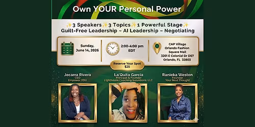 Own YOUR Personal Power