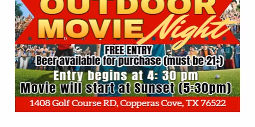 Outdoor Movie Night - Happy Gilmore