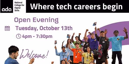 London Open Evening at Ada's Sixth Form