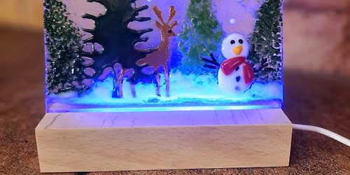 Christmas in July - Fused Glass Winter Scene Class