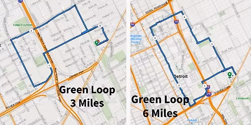 RUNdetroit Group Run- Green Loop Saturdays at 8am