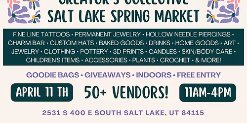 Creator\u2019s Collective Salt Lake Spring Market