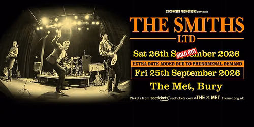 The Smiths Ltd Hit Bury 2026 (Extra Friday Show)