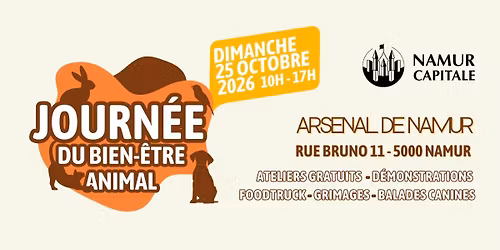 Journ\u00e9e du Bien-\u00eatre animal | Ville de Namur