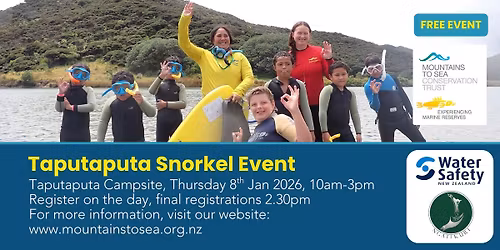 Taputaputa Snorkel Day