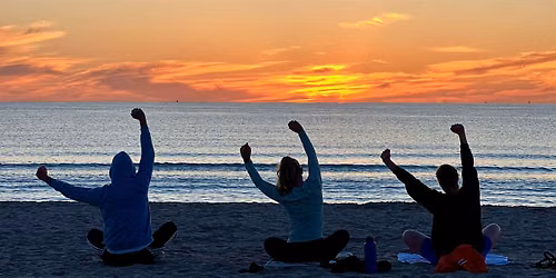 Lagos: Sun Down Beach Yoga by Atlantic Waves Yoga