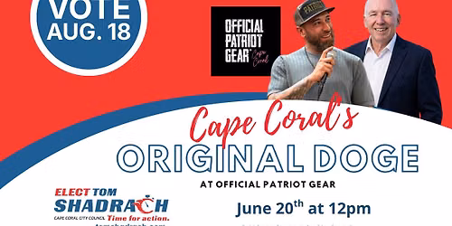 Tom Speaks at Official Patriot Gear