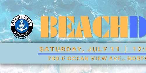 Stonewall Sports Beach Day