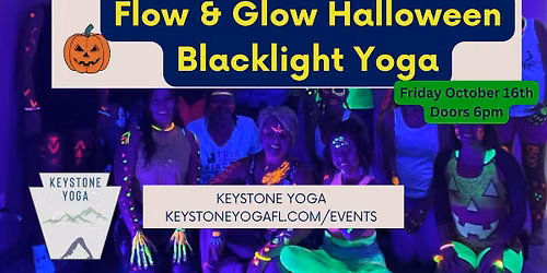 Flow & Glow Halloween Blacklight Yoga