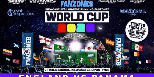 England VS Panama - 10pm Kick Off - World Cup 2026 @ 'Summer Of Sport Fanzone'