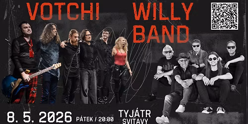 VOTCHI (progressive hard rock) + WILLY BAND (p\u00edsn\u011b Ji\u0159\u00edho Schelingera) \/ Tyj\u00e1tr Svitavy